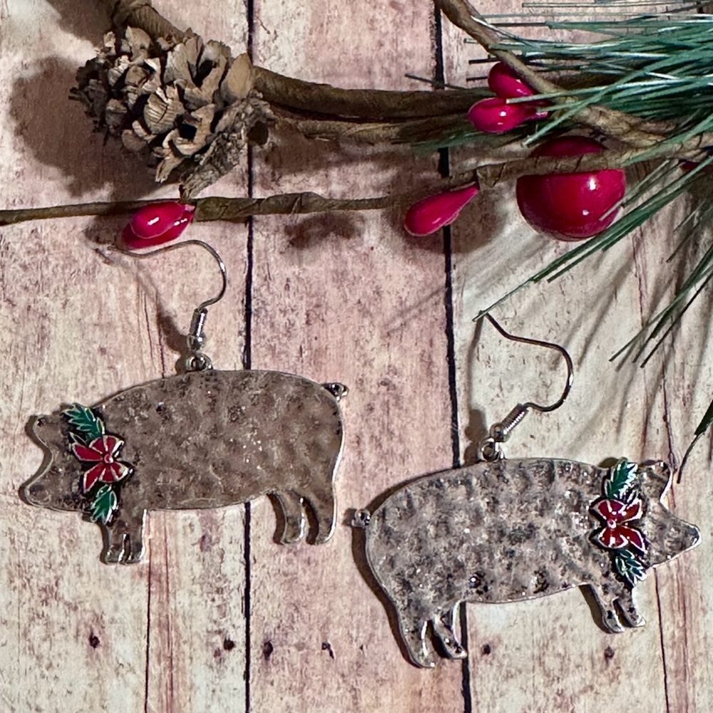 Country Farm Christmas Earring Collection